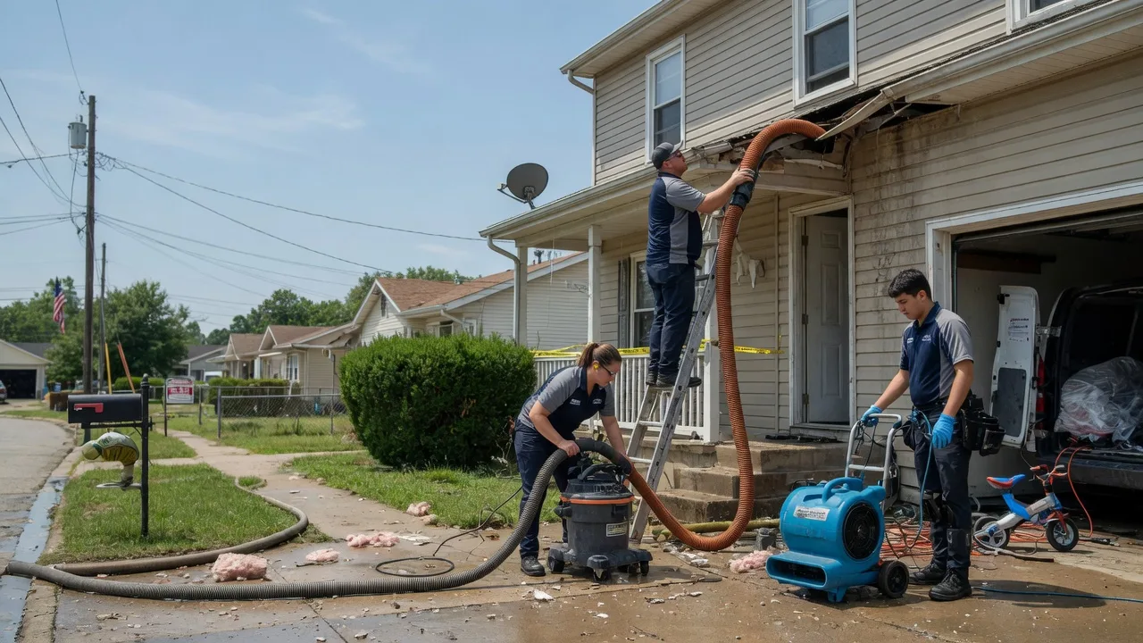 Water Damage Restoration in Cornland, IL near me